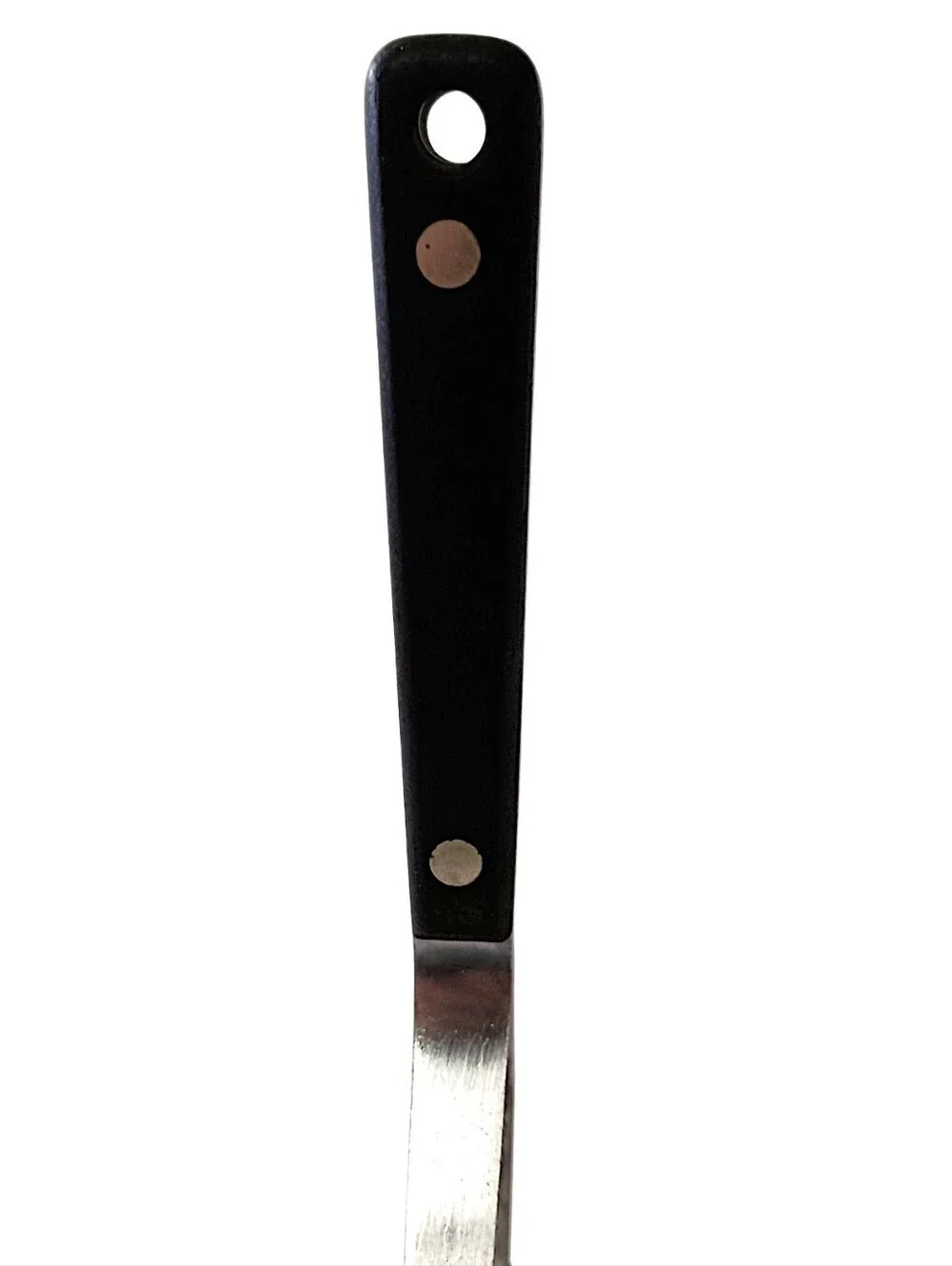 Vintage Flint Arrow Potato Masher Stainless Steel Black Handle USA Kitchen Tool
